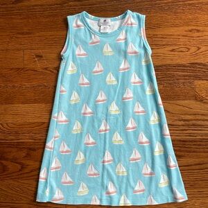 Nantucket Kids size 6 dress in sailboat pattern
